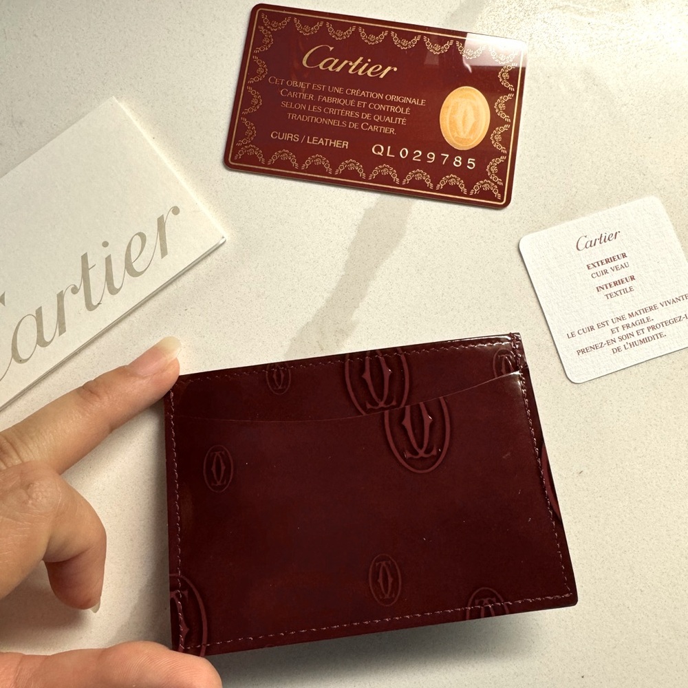 Cartier red card holder